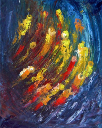 Elveszett lelkek 50x40 olaj vászon Ár: 65.000 Ft